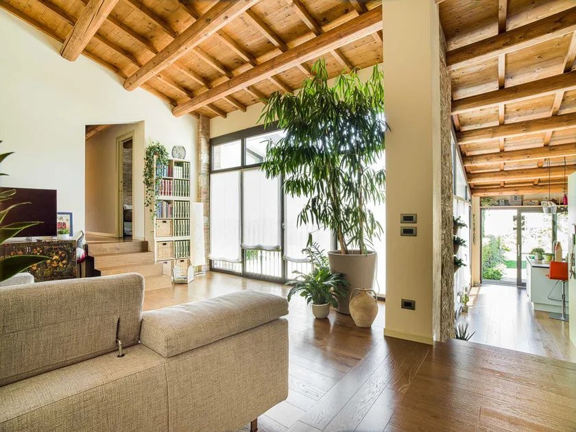 Glass and steel casement window