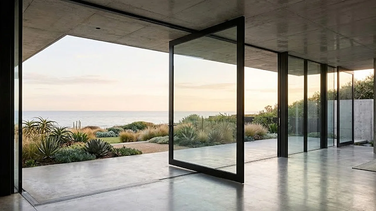 Seamless Transitions: The Architectural Power of Glass Pivot Doors