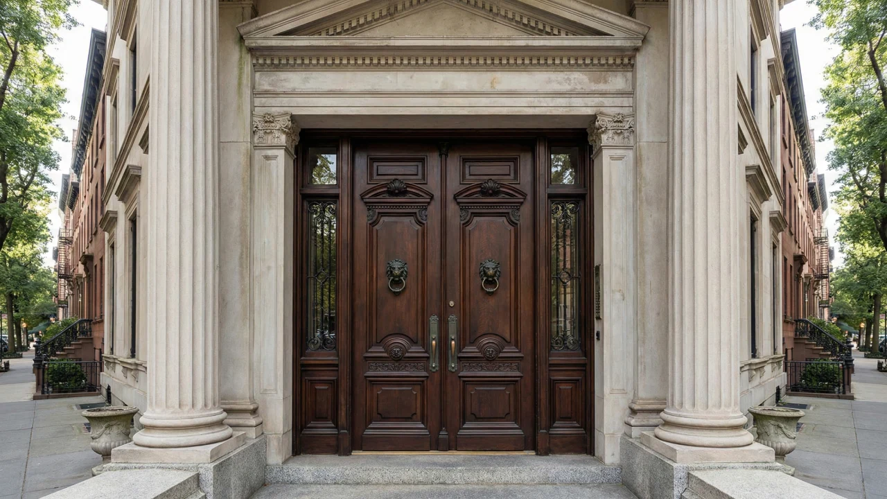 Designing the Grand Entrance: Matching Door Styles with Modern & Neoclassical