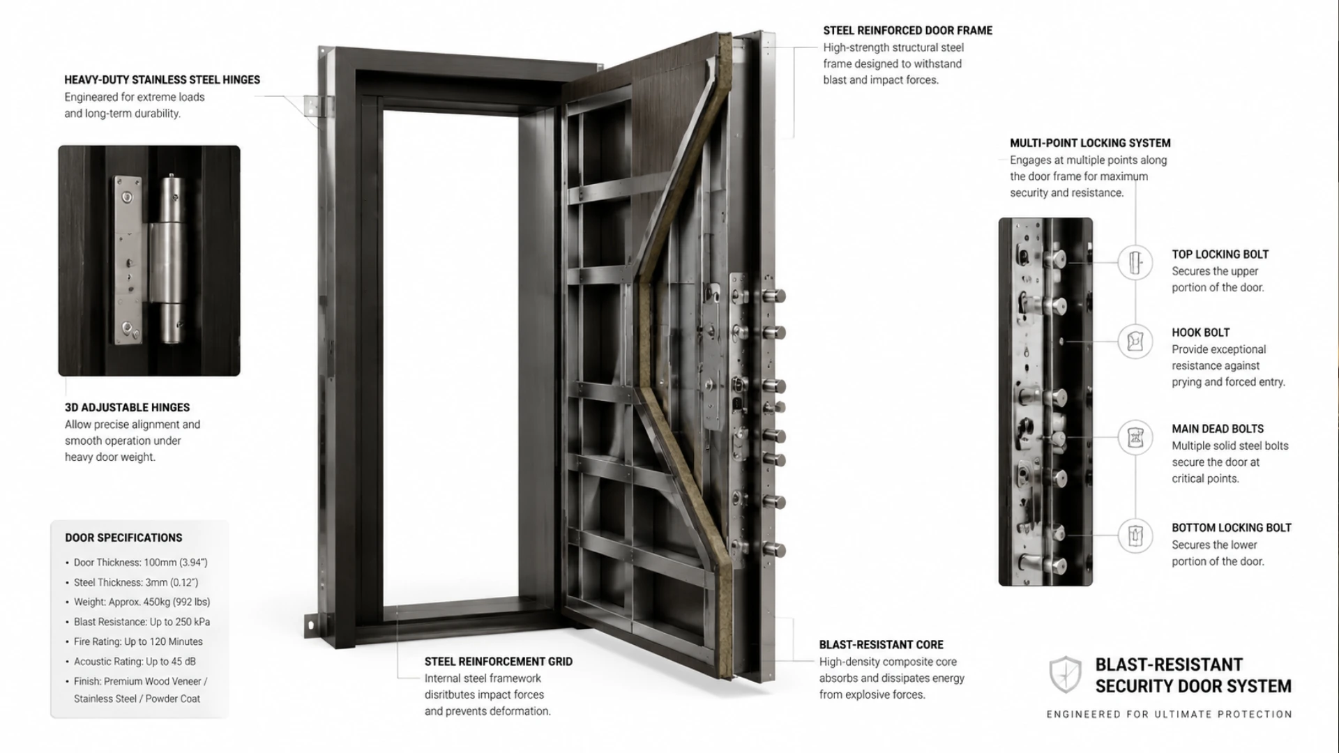 Blast-Resistant Entry Systems for Elite Residences 2 structural engineering of blast-resistant entry systems