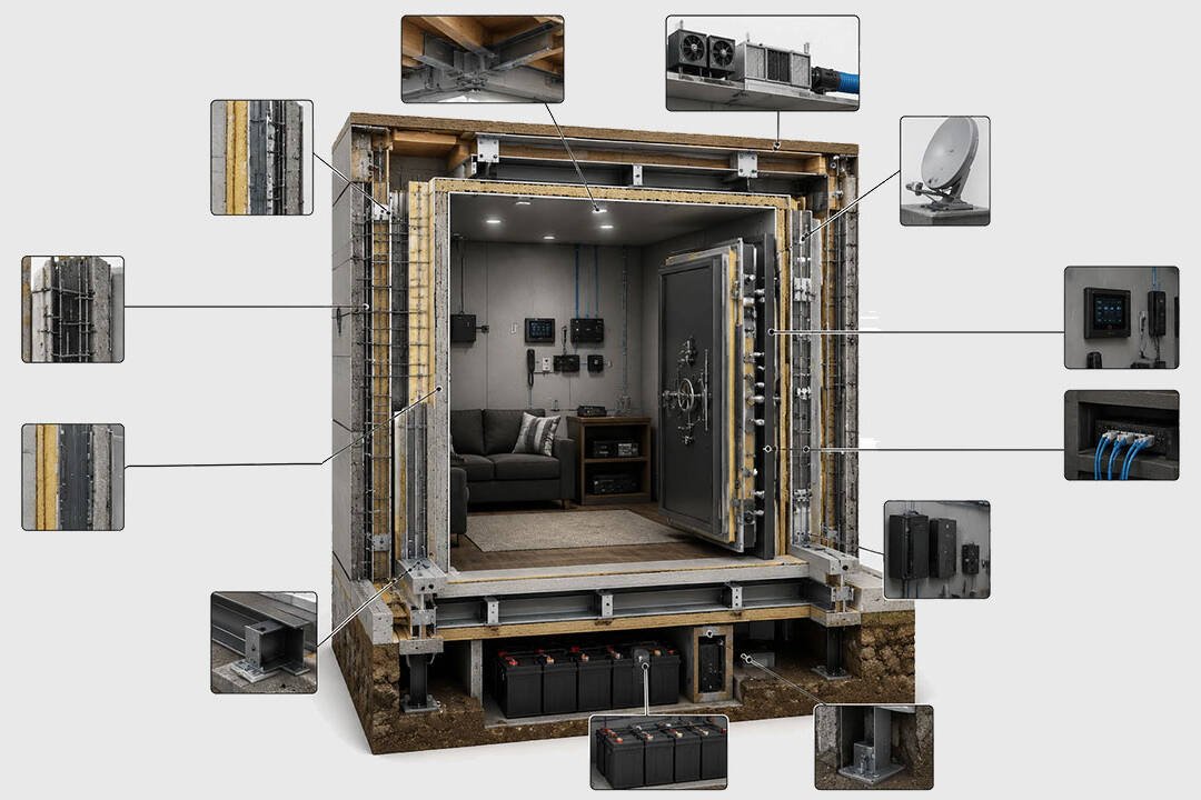 How to Design a Discreet Panic Room (Safe Room) in a Luxury Residence