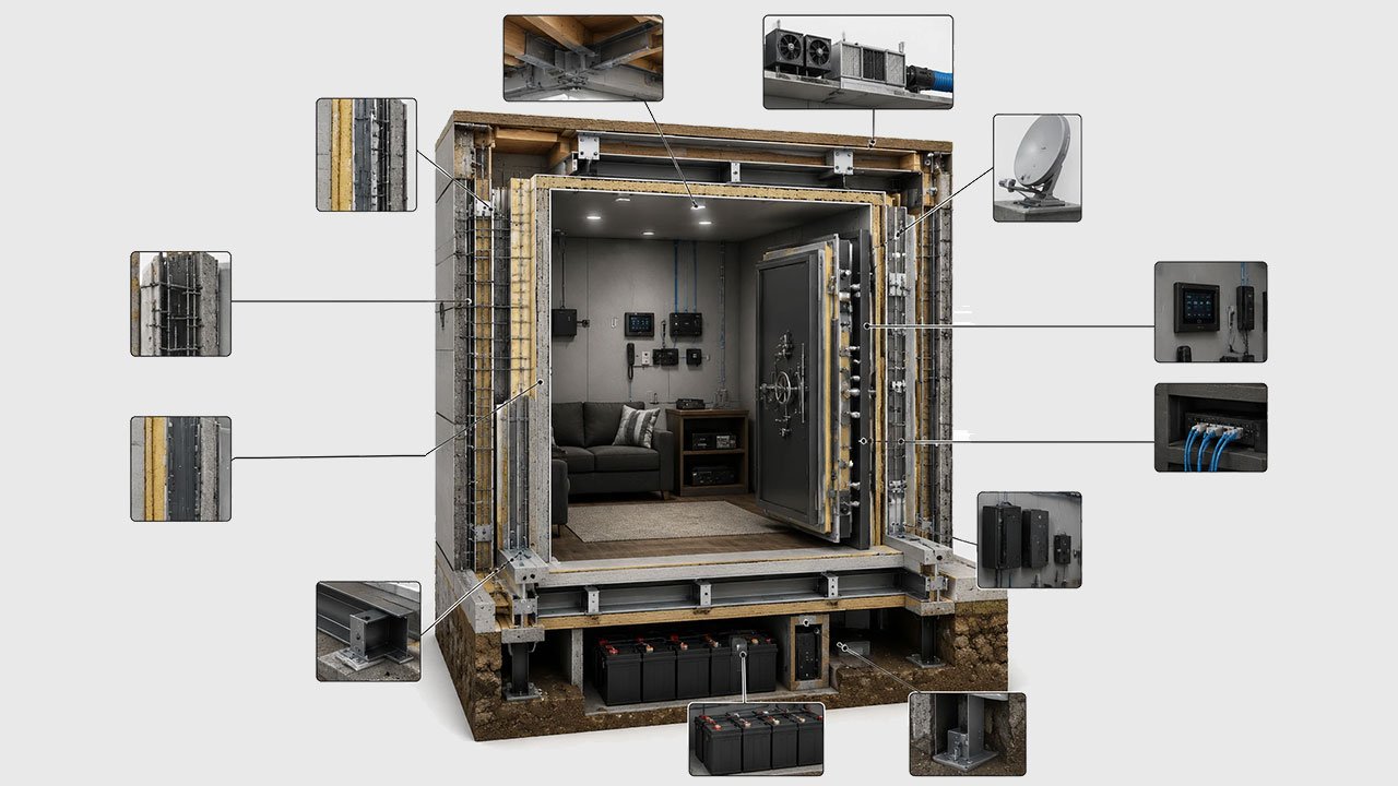 How to Design a Discreet Panic Room Safe Room in a Luxury Residence2