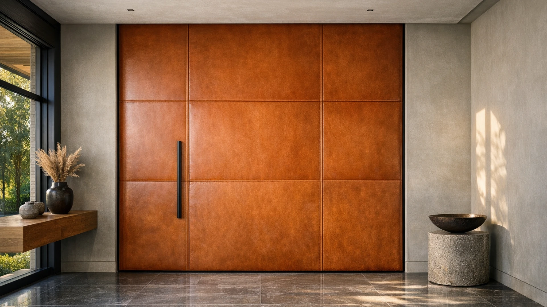 Italian Leather Doors: 5 Reasons to Choose Bespoke Leather Finishes 1 Italian Leather Doors